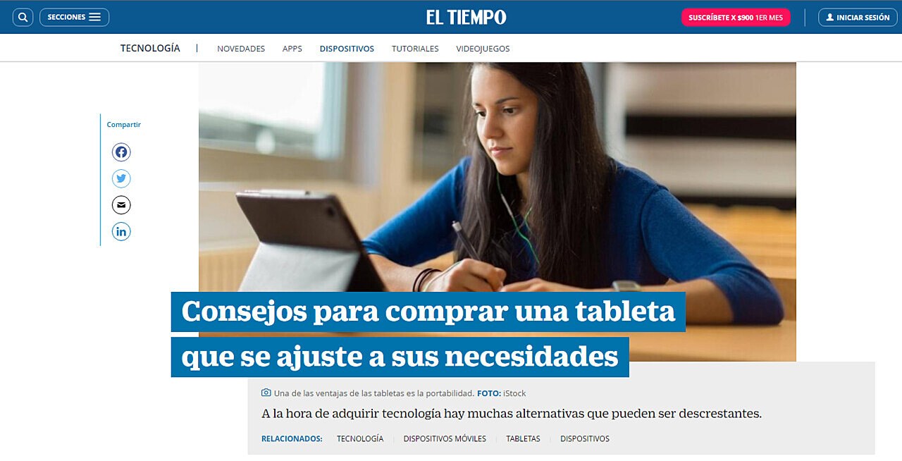 Consejos para comprar una tableta que se ajuste a sus necesidades